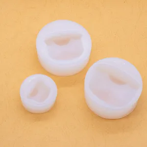 Silicone face molds for polymer clay, resin crafts, and custom doll making projects.