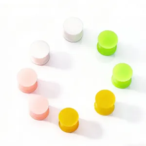 Solid silicone ear plugs stretchers piercing body jewelry colorful ear gauges main image.