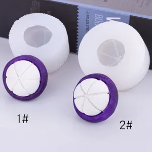 Realistische Mangostan Silikonform Für DIY Handgefertigte Seife Aroma Kerze Form Fondant Schokolade Backen Dekoration Zubehör