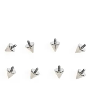Edelstahl Piercing Ersatzteil Kegel Spike für Lippe und Ohr Stecker, robuster Ersatz.