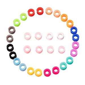 Colorful silicone ear tunnels plugs soft ear gauges piercing body jewelry stretchers set
