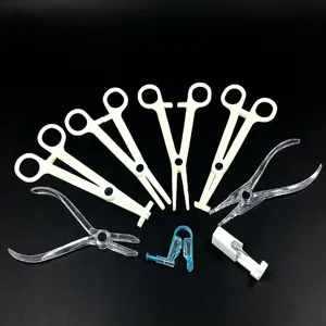 Acrylic Body Piercing Assistance Tool Disposable Piercing Clip Opening Clamps收口钳 Rhinestone Ear Piercer Tool For Professional Salon Home Use Unisex