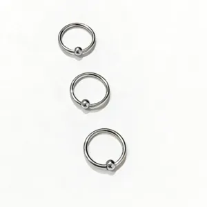 Set de piercing de acero inoxidable para tabique nasal joyas corporales de moda.