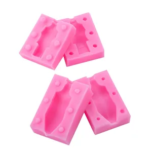 Stampo in silicone per corpo di bambola in argilla polimerica accessori artigianali rosa