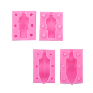 Stampo in Silicone per Corpo di Figura Umana Versione Q per Artigianato in Pasta Polimerica Fai-da-te Accessori per la Produzione di Bambole Stampo per Forme