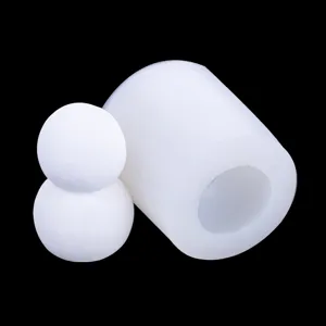3D Christmas Snowman Sphere Silicone Mold Festive Mousse Cake Dessert Baking Mould French Pastry Decorating Tool Home Kitchen DIY