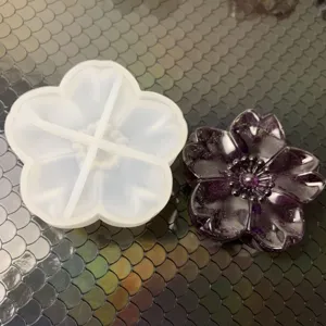Καλούπι σιλικόνης λουλουδιών 3D ρητίνη εποξειδική κρύσταλλο χειροποίητο DIY λεπτομέρεια άποψη