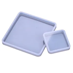 Quadratische Silikonform Set groß und klein Epoxidharz Gießform DIY Handwerk Zubehör