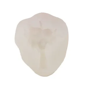Silicone mold for floral aromatherapy plaster and resin crafts, perfect for handmade decor.