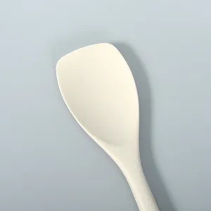 Weißer Silikon Spatel Küchen Koch Löffel Kochgeschirr Utensil für den täglichen Gebrauch