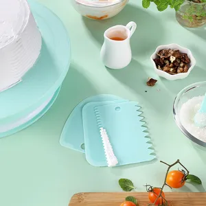 Set di giradischi per torte e strumenti da forno per il fai da te domestico e decorazione.