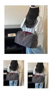 Large capacity travel duffel bag lightweight gym bag with shoulder strap for sports and travel