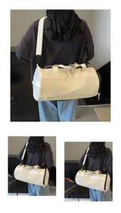 Große Kapazität Fitness Sporttasche für Damen und Herren, Reisetasche Umhängetasche.