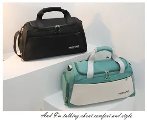 Large capacity travel duffel bag for sports, fitness and short trips with daily storage.