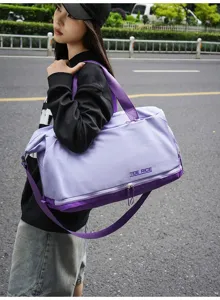 Grande borsa sportiva per palestra e viaggio, borsa a tracolla casual per uomo e donna oggi.