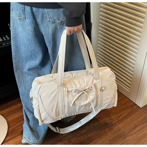 Large capacity travel duffel bag waterproof gym shoulder bag for weekend trips and daily use