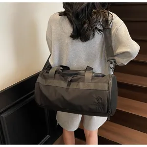 Große Sporttasche Fitness Tasche für Damen und Herren, wasserdichte Trainingstasche mit Reißverschluss.