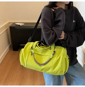Bolsa de viaje grande para mujer, elegante bolsa de gimnasio con separación húmeda.