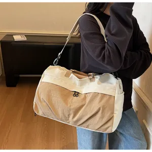 Neue 2025 multifunktionale Reisetasche Sporttasche Damen, groessere Kapazitaet Fitness und Urlaub.