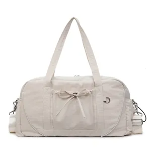 Large capacity shoulder bag for short trips, waterproof travel luggage duffel bag for gym.