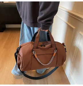 Gran capacidad bolsa de viaje duffel separacion seco humedo fitness gimnasio deportes