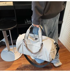 Gran bolsa de viaje deporte fitness con separacion humedo seco para uso diario de mujeres