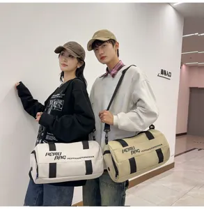 Waterproof dry wet separation gym duffel bag large capacity travel luggage bag for men women