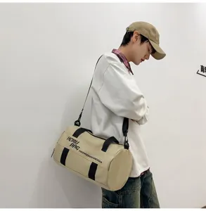 Large capacity duffel bag for fitness, sports, travel and dry wet separation travel use.