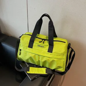 Grand sac de voyage de sport fitness imperméable de grande capacité pour bagage femme gym
