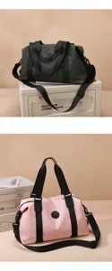 Oxford cloth fitness travel bag large capacity waterproof duffel bag with shoulder strap