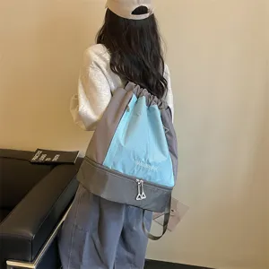 Sac à Dos de Sport imperméable avec Séparation Humide et Sec Grand Sac à Cordon