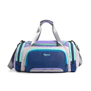 Large capacity travel duffel bag gym sports shoulder bag for men and short trips.