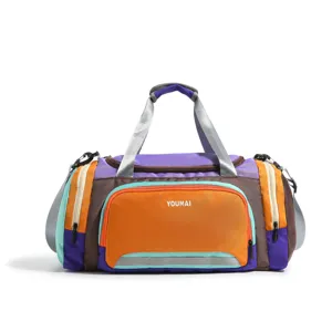 Large capacity travel duffel bag men's sports fitness handbag outdoor storage luggage bag