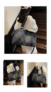 Grand sac de voyage étanche pour hommes et femmes, sac de sport de fitness multifonction.