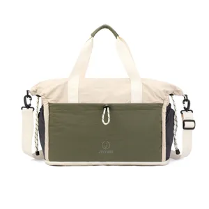 Large Capacity Expandable Travel Duffel Bag Stylish Waterproof Weekend Overnight Bag