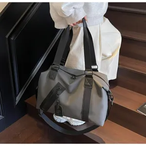 Grand sac de voyage imperméable pour homme sac de sport fitness sac de weekend fourre-tout