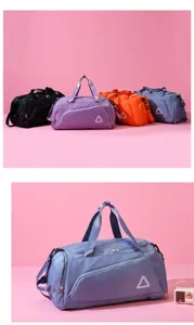 Multifunctional travel duffel bag gym bag waterproof nylon sports bag for men and women
