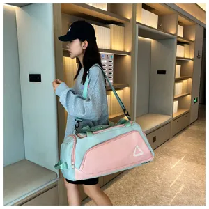 Multi-functional sports travel duffel bag for fitness, training, and outdoor daily commuting.