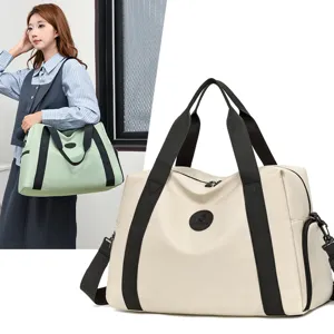 Large Capacity Travel Duffel Bag Waterproof Oxford Cloth Gym Sports Bag Casual Commute Luggage Bag For Unisex