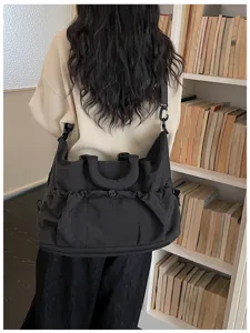 Gran capacidad bolsa de viaje elegante casual hombro bolso fitness yoga bolsa para mujeres