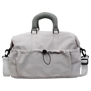Bolso de viaje y deportivo grande, bolsa de gimnasio casual con bolsillo húmedo y correa