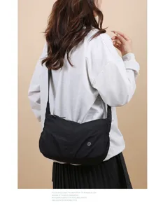 Sac bandouliere decontracte en nylon pour femme automne impermeable grand sac fourre