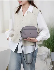 Nylon crossbody tas voor vrouwen multi-layer casual schoudertas waterdicht lichte damestas