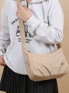 Sac bandoulière femme en nylon décontracté automne imperméable sac de travail grande capacité