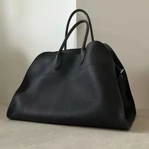 Women Casual PU Leather Tote Bag Large Capacity Handbag Elegant Solid Color Office Work Commuting Top Handle Bag Without Shoulder Strap