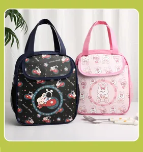 Insulated lunch bag bento tote thick aluminum foil lunch box bag for kids and adults