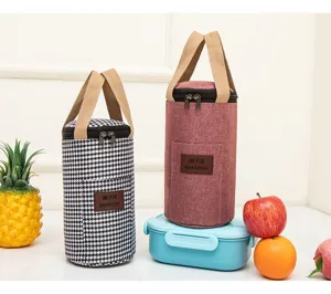 Waterproof thermal cup sleeve bento bag large capacity portable outdoor insulated lunch bag
