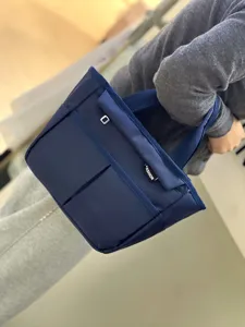 Waterproof multi-pocket insulated lunch tote bag for daily commute and outdoor work.