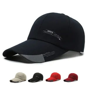 Unisex Outdoor Sun Protection Baseball Cap Canvas Breathable Letter Print Adjustable Casual Sports Hat For Men And Women