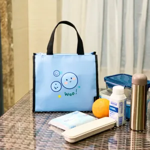 Niedliche, wasserdichte, isolierte Lunchtasche für Studenten und Büroangestellte, Bento-Beutel.